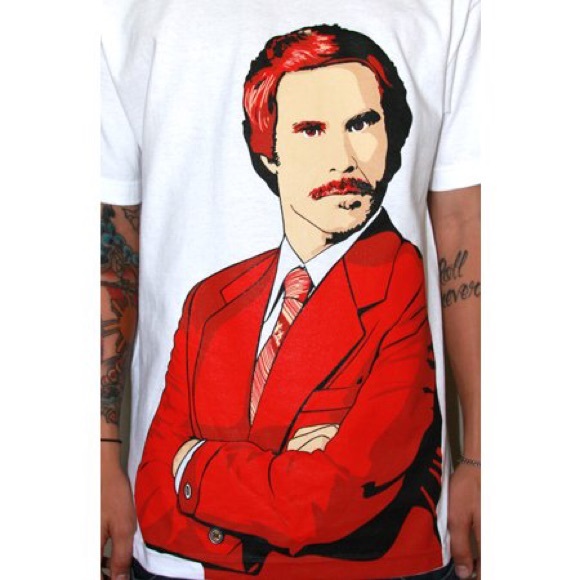 8103 Clothing Other - 8103 Clothing "Ron Burgundy" Tee XL